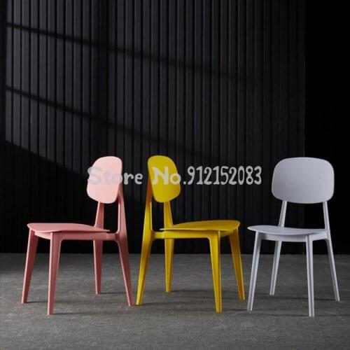 Ins wind chair home backrest stool dining chair modern minimalist makeup chair lazy creative balcony restaurant table and chair