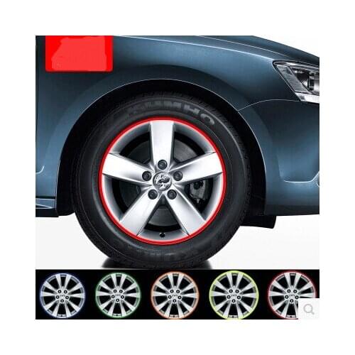 Car-styling Wheel Rim Reflective Sticker For Subaru Forester Outback Legacy Impreza XV BRZ