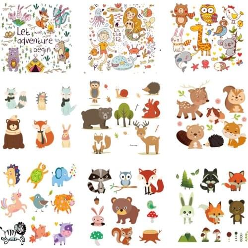 Iron-on Transfers for Clothing Patches Clorhing Stickers Stripe Dress Diy Cute Patch Fusible Appliques Vinyle Thermocollant C