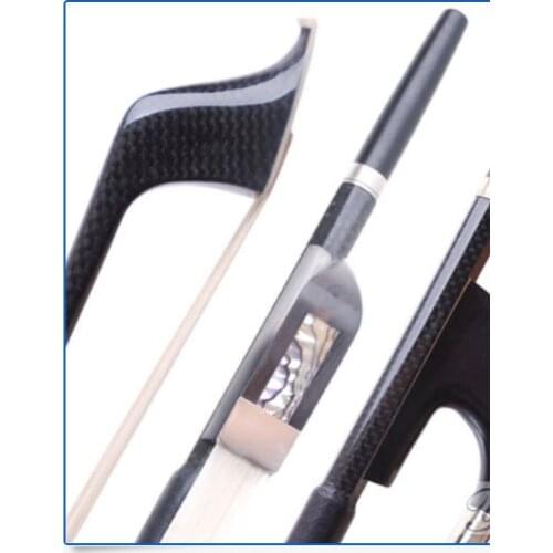 Advanced Level Carbon Fiber Double Bass Bow German Style #D35