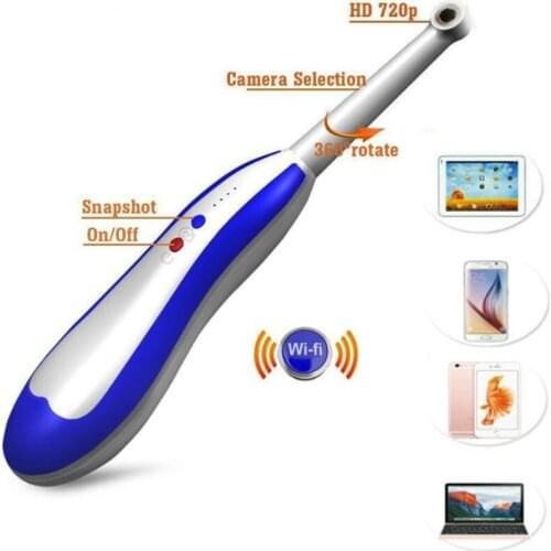 WiFi HD Intraoral Endoscope Wireless Dental Camera LED Light Monitoring Inspection for Dentist Oral Real-time Video