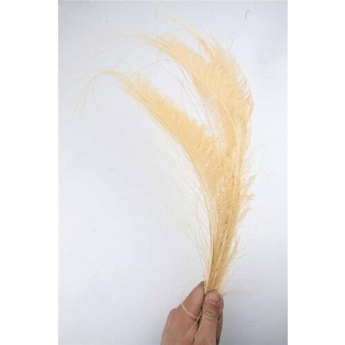 100pcs 100% natural gouache peacock sword feather 30-40cm/12-16inch for Diy carnival costume mask headdress