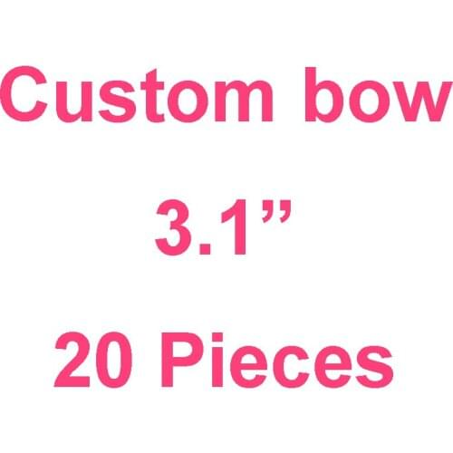 3.1" Custom Bow Ribbon Custom Bows in the shop 20 pieces