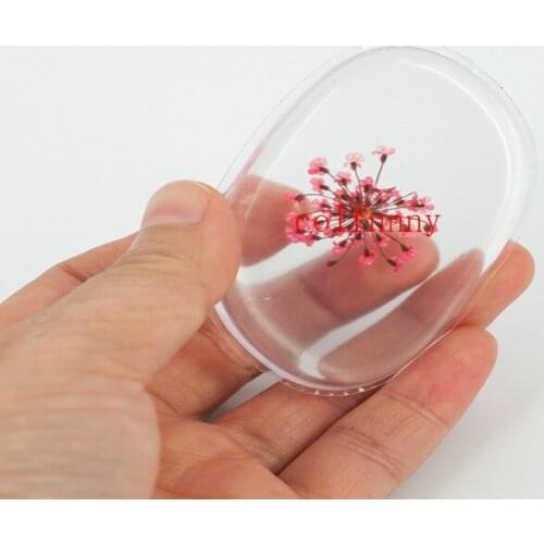 500pcs/lot Silicone Flower Makeup Puff Soft Gel Makeup Puff Transparent Silica Flawless Cosmetics Sponge Jelly Powder Puff
