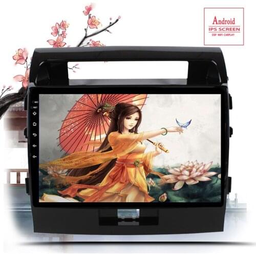 Car GPS Radio 10.1 " Android 10.0 2din for Toyota Land Cruiser 11 200 2007-2012 With Touch screen support Carplay Backup camera