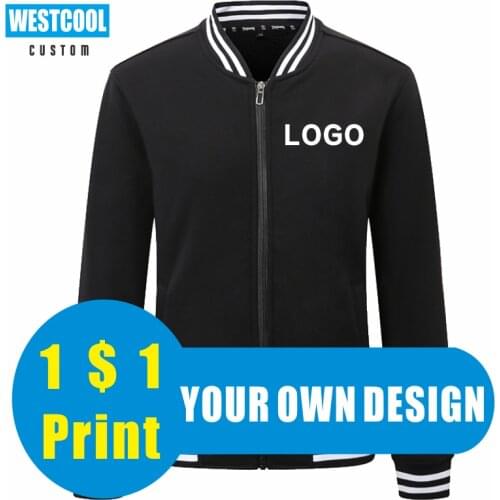 Baseball Uniform Coat Custom LOGO Embroidery Printing Jackets Autumn And Winter WESTCOOL2020