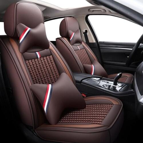 ZHOUSHENGLEE ice silk 5 seats car seat covers for Hyundai all models elantra terracan accent azera lantra tucson iX25 i30 iX35