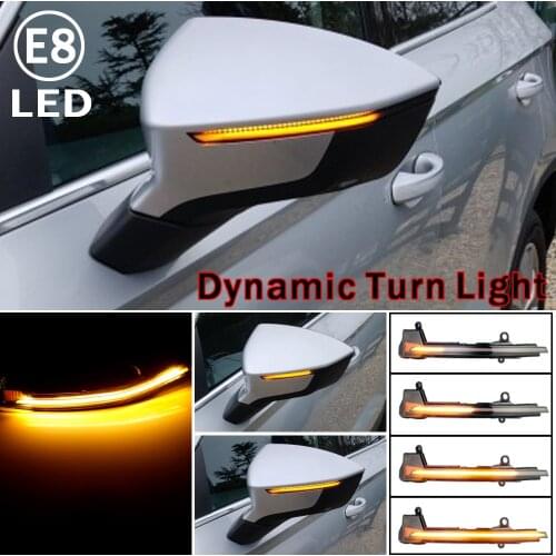 For Seat Ateca Cupra 5D 2016 2017 2018 2019 FR Xcellence Dynamic LED Blinker Sequential Turn Light Indicator Accessories 2PCS