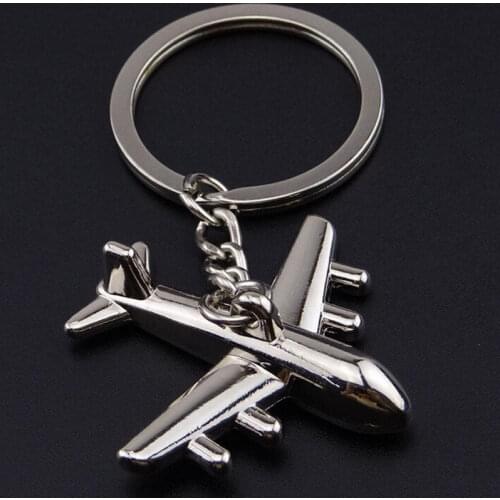 FATPIG Airplane Model Keychains 2018 Modern Combat Aircraft Plane Key Chain for Women Bag Pendant Car Metal Key Rings