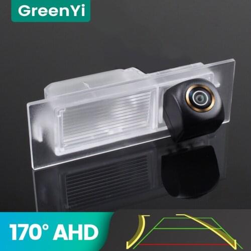 GreenYi 170° AHD Trajectory Car Rear View Camera For Jeep Renegade BU Fiat Tipo Egea 2015-2019 Night Vision Reverse 4pin Vehicle