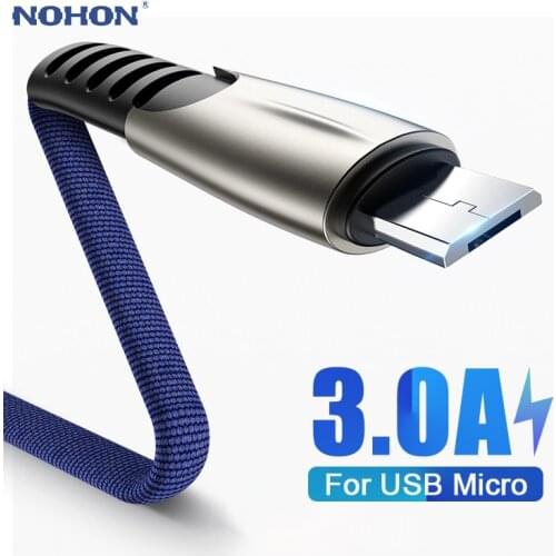 1 2 3 m 3A Micro USB Fast Charging Cable For Samsung S7 Huawei Xiaomi LG Android Mobile Phone Charger Wire Data Cord Long Short