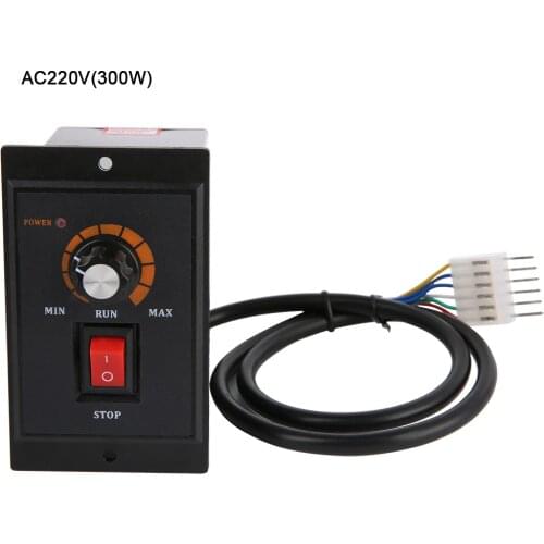 AC 220V 50/60Hz Single Phase AC Motor Speed Controller Electric Motor Speed Regulator Single-Phase AC Motor Speed Controller