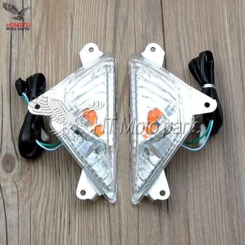 Motorcycle Front Turn Signal Light Lamp For Kawasaki Ninja ZX-6R ZX636 05-11 ZX-10R 06 07 Z1000 07-12