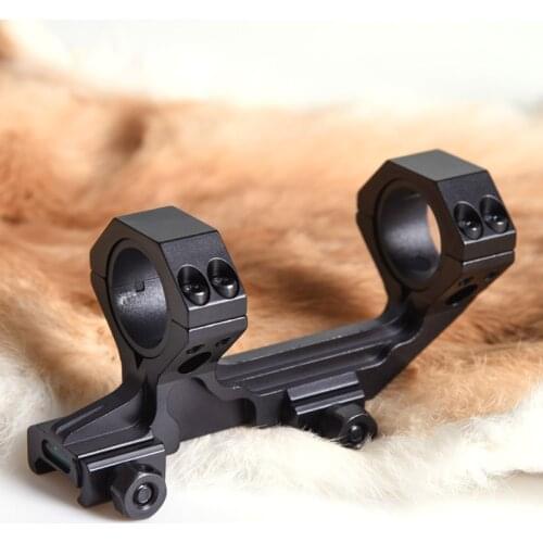Picatinny One Piece Scope Mount Fit 25.4/30mm Double Rings With Bubble Level For 20mm Weaver Rail Optical Scope Accessories
