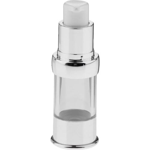 Empty Plastic Airless Lotion Emulsion Dispenser, Face Cream Pump Bottles Vial