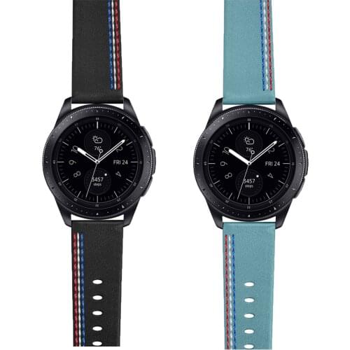 Genuine Leather Watchband For Huawei Watch gt 2 Strap Smart Wristband Bracelet For Samsung Galaxy Watch 3 45mm Smart Accessories