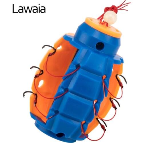 Lawaia Fishing Hooks Hawkeye Anti-hanging Bottom Hook Lseuni Monster Bomb Hook Mine Fishing Hooks Supplies Fishing Gears Gadgets
