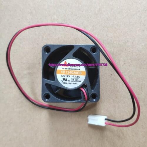 Original FD124020EB 40*40*20mm 4cm 12V 0.12A dual ball bearings fan