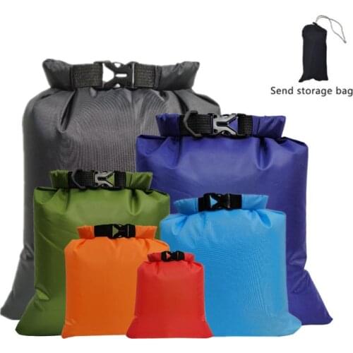6Pcs/set Waterproof Combo Dry Wet Bag Swimming Rafting Kayaking River Trekking Floating Sailing Storage Bag Water Sports Pouch