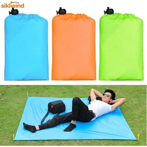 Waterproof Beach Mat Camping Picnic Mattress Sandless Beach Blanket Sand Proof Rug Portable Pocket Mat for Hiking 70x110cm