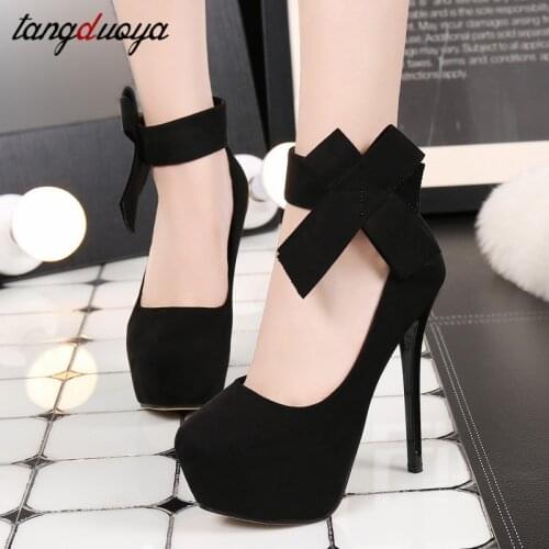 Butterfly pumps women shoes platform high heels pumps women ankle strap pumps women shoes stiletto high heel talon femme