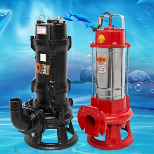 1500W Cutting Sewage Pump 220V Home 380V Small Submersible Pump Manure Mud Septic Tank One Mchine For Two Purposes Removable