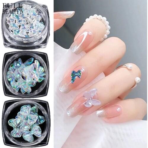 3D Wall Stickers Butterfly Nail Art Rhinestones Decoration DIY Manicure Home Room Decor Decal Decoration Accessories CHZK01-ZK13