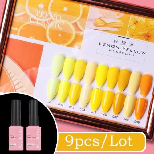 9pcs*15ml Color Base Coat Kit French Gel Polish Nail Design Soak Off UV LED Gel Lacquer For Nail Salon Camouflage Color Gel