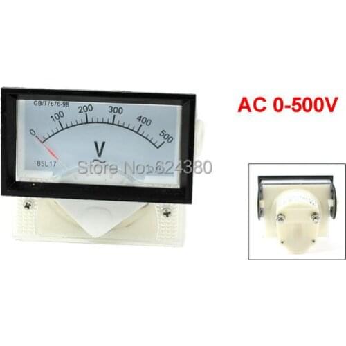 AC 0-500V 500V Analog Panel Volt Voltage Meter Voltmeter Gauge 85L17