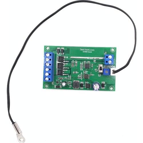 Industrial grade DC 12V 24V 48V 12A Automatic PWM Motor Fan Speed Controller 2 3 4-wire PC CPU blower Temperature Control