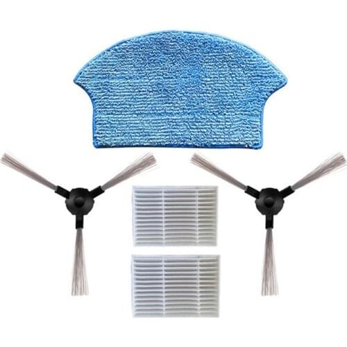 Robot Side Brush HEPA filter Mop Cloth for Midea VCR15 VCR16 Robotic Vacuum Cleaner parts Accessories