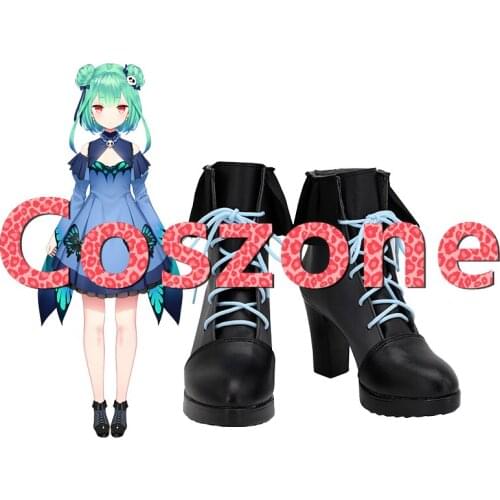 VTuber Uruha Rushia High Heel Cosplay Shoes Boots Halloween Carnival Cosplay Costume Accessories