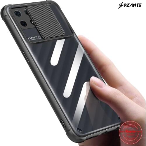 Rzants For OPPO Realme Narzo 30A Narzo20 Realme C12 C25 Case [Lens Protection] Camera Protect Slim Transparent Cover