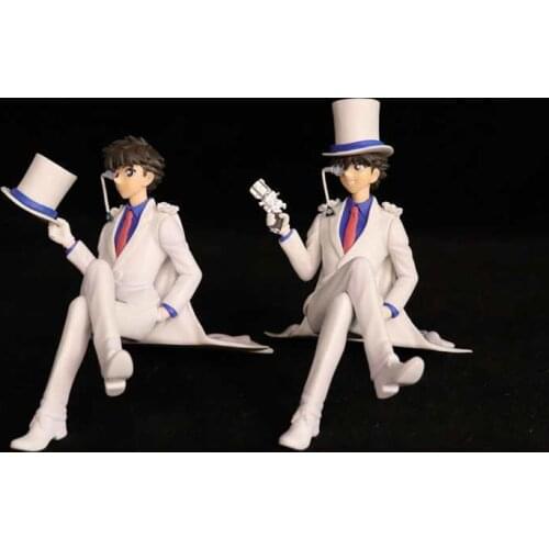 Detective Conan Kaitou Kuroba Kaito Kiddo Kid Noodle Stopper Figure Collectible Model Toy