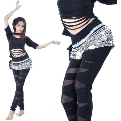 2016 The new Set before the open bar belly dance practice clothes and suit autumn and winter clothes suit suit