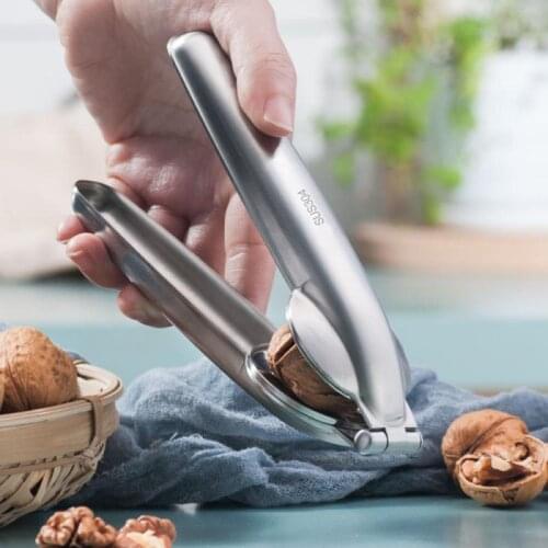 Multifunctional 2 In 1 Stainless Steel Chestnut Clip Nut Opener Cracker Sheller Walnut Plier Kitchen Durable Tools Drop Shipping