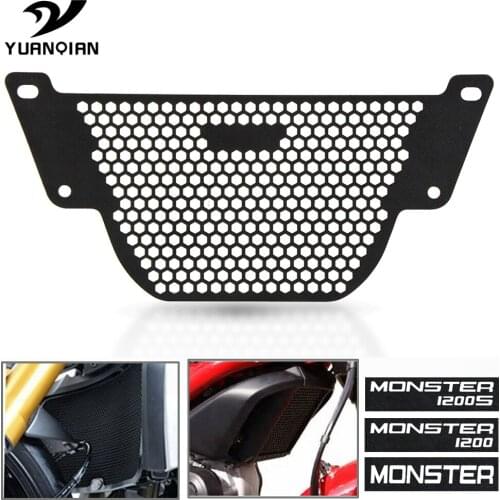 Motorcycle Radiator Guard Grille Oil Cooler Cover Street Bike Racing For Ducati Monster1200 Monster 1200 S/R 2020 2019 2018 2017