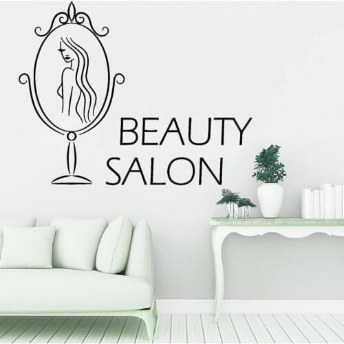 Spa Wall Stickers Beauty Salon Fashion Woman Room Art Decor Vinyl Wall Decal Home Decoration Nursery Headboard Background Z197
