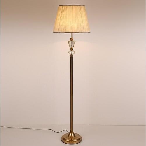 Table lamp led home bedroom bedside lamp European modern minimalist hotel crystal floor lamp table lamp