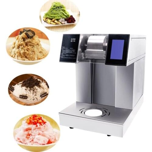 New Slush Machine Ice Crusher Commercial Stainless Steel Smoothie Machine Milk Snow Shaver