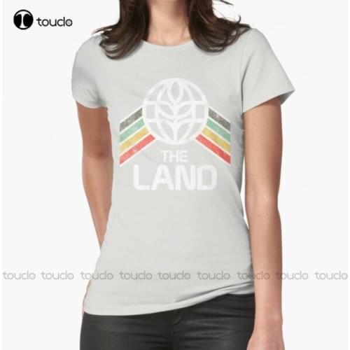 New The Land Logo Distressed In Vintage Retro Style Fitted T-Shirt Pirate Shirt Men Cotton Tee S-3Xl Unisex