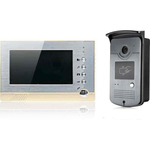 Manufacturer 7 inch 4 wire video intercom system intercom building for villa