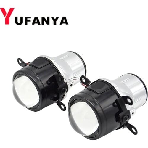 Fog Light Lens for NISSAN/Jeep Wrangler/Fiida/Ford 2.5'' Full Metal Bi Xenon Projector Lens use H11 Fog Light universal Retrofit
