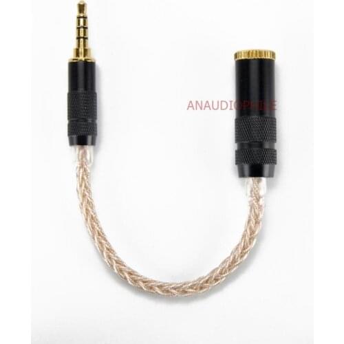 3.5mm To 4.4mm Balanced Cable Adapter 3.5mm Male To 4.4mm Female Cable For SONY NW-WM1Z NW-WM1A PHA-2A TA-ZH1ES Player