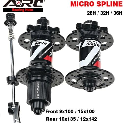 ARC MTB Hub 28H / 32H / 36H Micro Spline 12 Speed Disc Brake Bearing Hub 6 Pawls 114 Clicks HG 8 9 10 11/ MS / Sram XDR 12 Speed