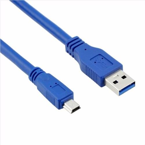 USB 3.0 A Male A Mini 10-pin B USB 3.0 Extension Cable A Male A Mini USB Cable 0.3M / 0.6M / 1M / 1.5M / 1.8M / 3M / 5M