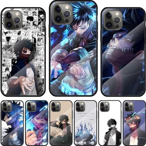 My Hero Academia Dabi Tempered Glass Cover For Apple IPhone 12 Mini 11 Pro XS MAX XR X 8 7 6S 6 Plus Phone Case Coque