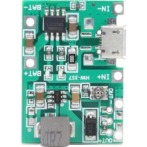 18650 Li-ion Battery Boost Charger Module 3.7V 9V 5V 2A Step Up Module Board Counterclockwise Rotating Boost Of Positioner