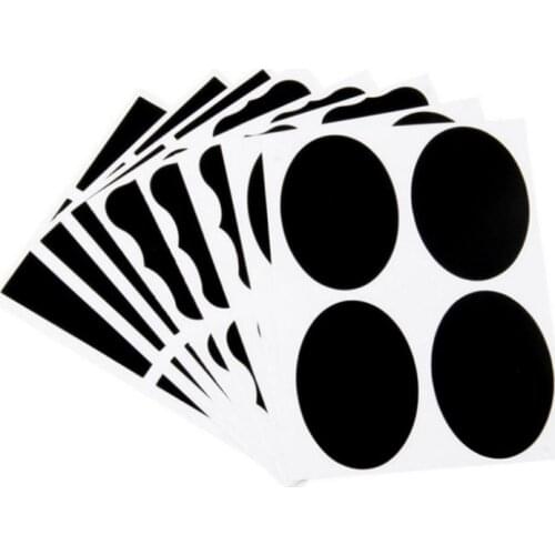 36pcs Blackboard Spice Sticker Reusable Jar Labels Kitchen Label Stickers Organizer Chalkboard Wall Stickers Board Decals Pen