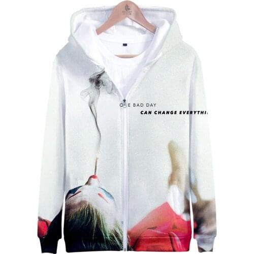 3D joker New Clothes 3D Casual Long Sleeve Zipper Hoodies Casual Women/men Casual Cool Clothes 2019 Tops Hot Sale Plus Size xxl